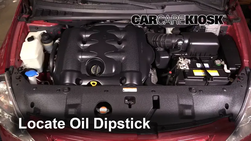 2009 Kia Sedona LX 3.8L V6 Oil Check Oil Level